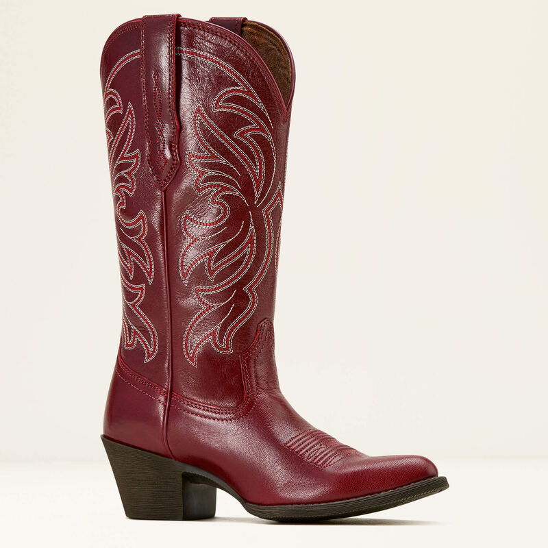 Ariat Womens Heritage J Toe Western Boot Sangria