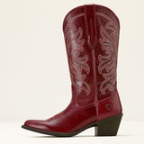 Ariat Womens Heritage J Toe Western Boot Sangria