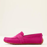 Ariat Womens Selene Driving Shoe Hot Pink Suede