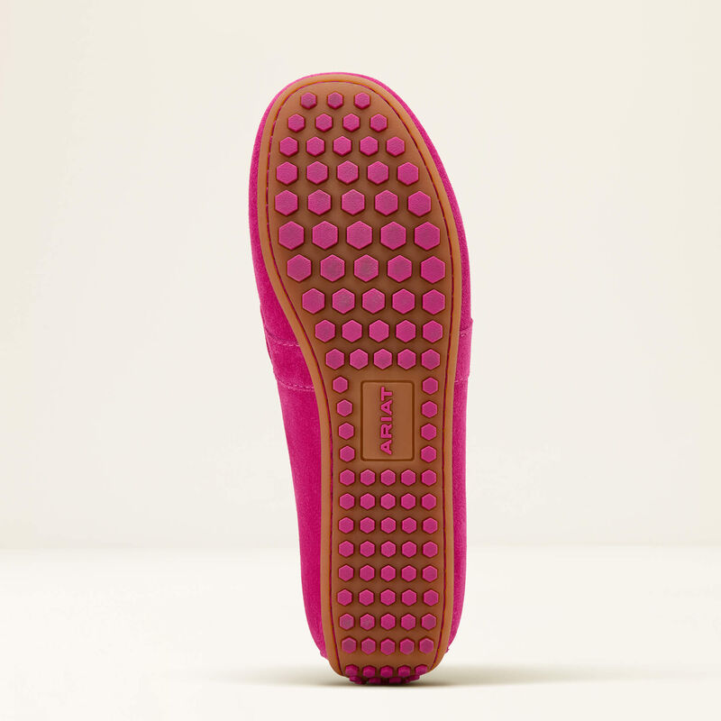 Ariat Womens Selene Driving Shoe Hot Pink Suede