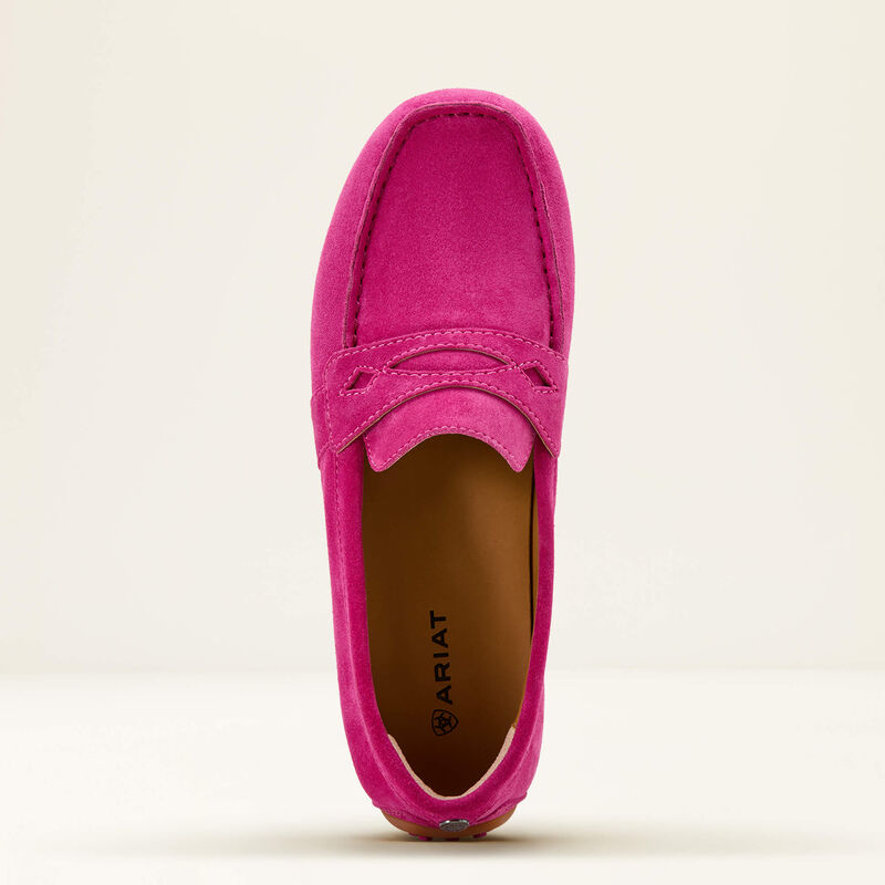 Ariat Womens Selene Driving Shoe Hot Pink Suede