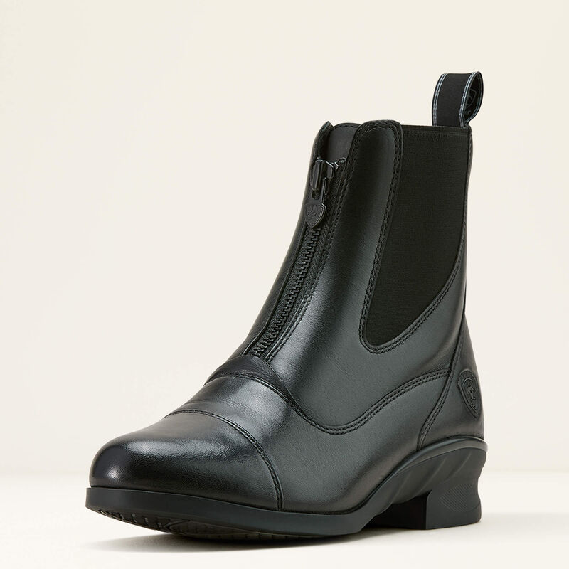 Ariat Womens Heritage Zip Paddock Boot Black