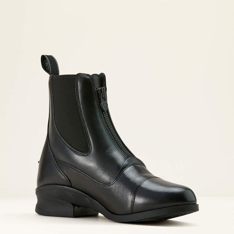 Ariat Womens Heritage Zip Paddock Boot Black