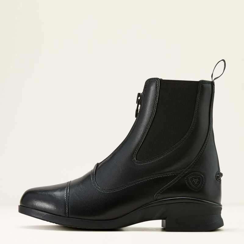 Ariat Womens Heritage Zip Paddock Boot Black