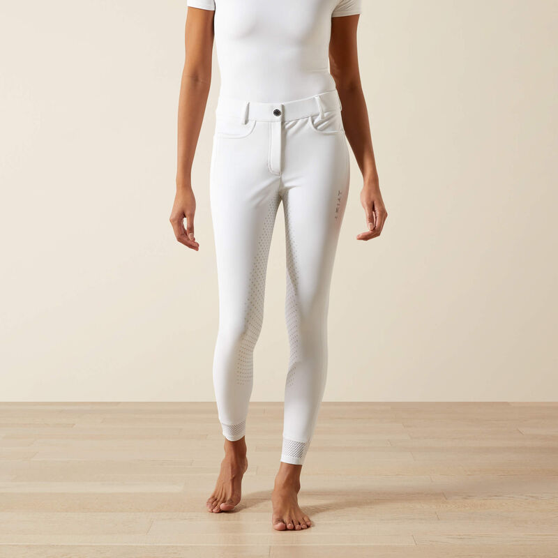 Ariat Womens Tri Factor NT Grip Breech FS White