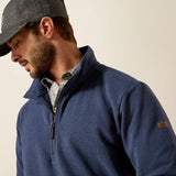 Ariat Mens Wilford 1/2 Zip Sweatshirt Flint Grey Heather