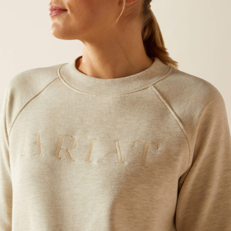 Ariat Womens Martine Sweatshirt Pelican Heather