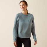 Ariat Womens Martine Sweatshirt Steel Sage