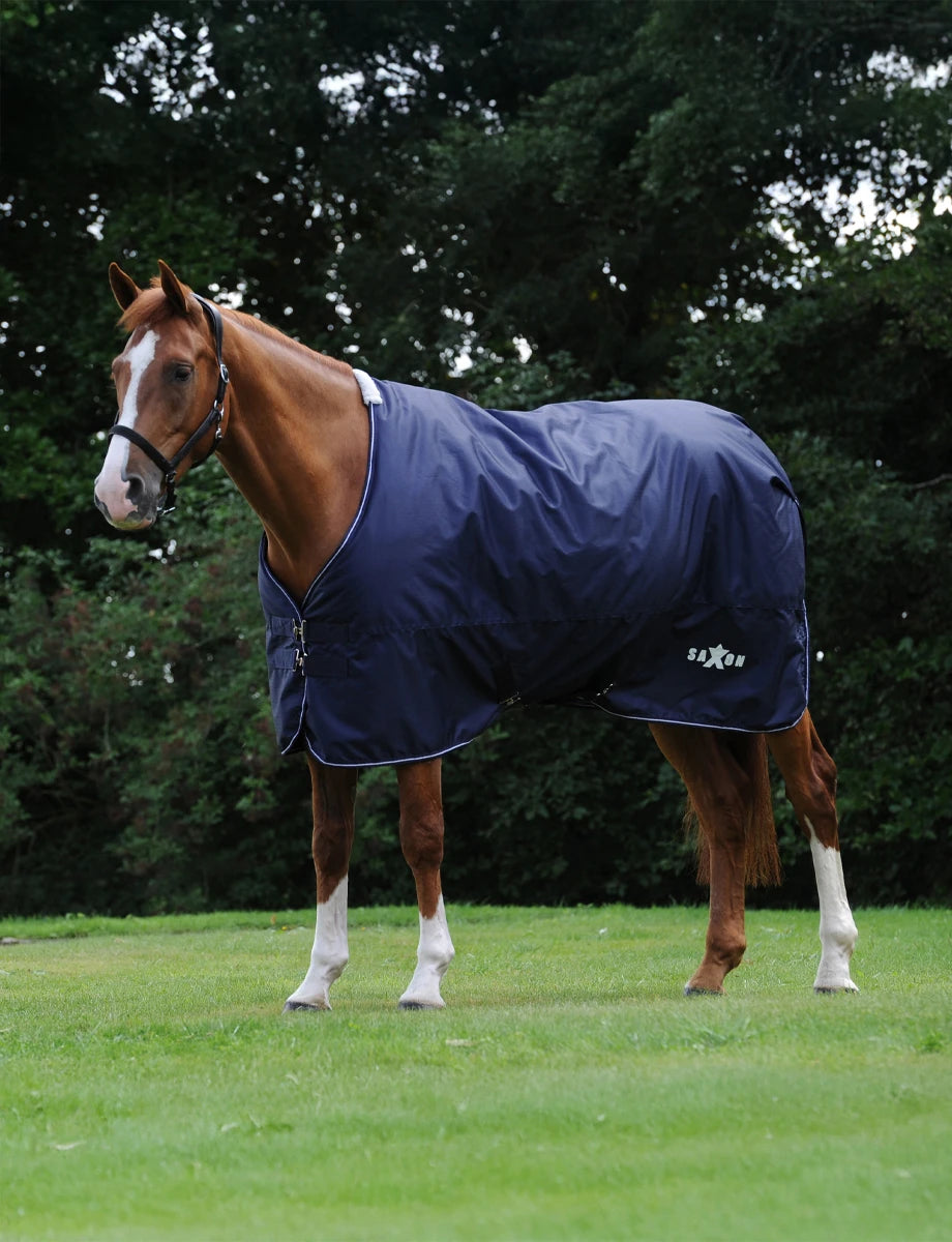Saxon Defiant 600D Lite Standard Neck Turnout 0g Navy/White