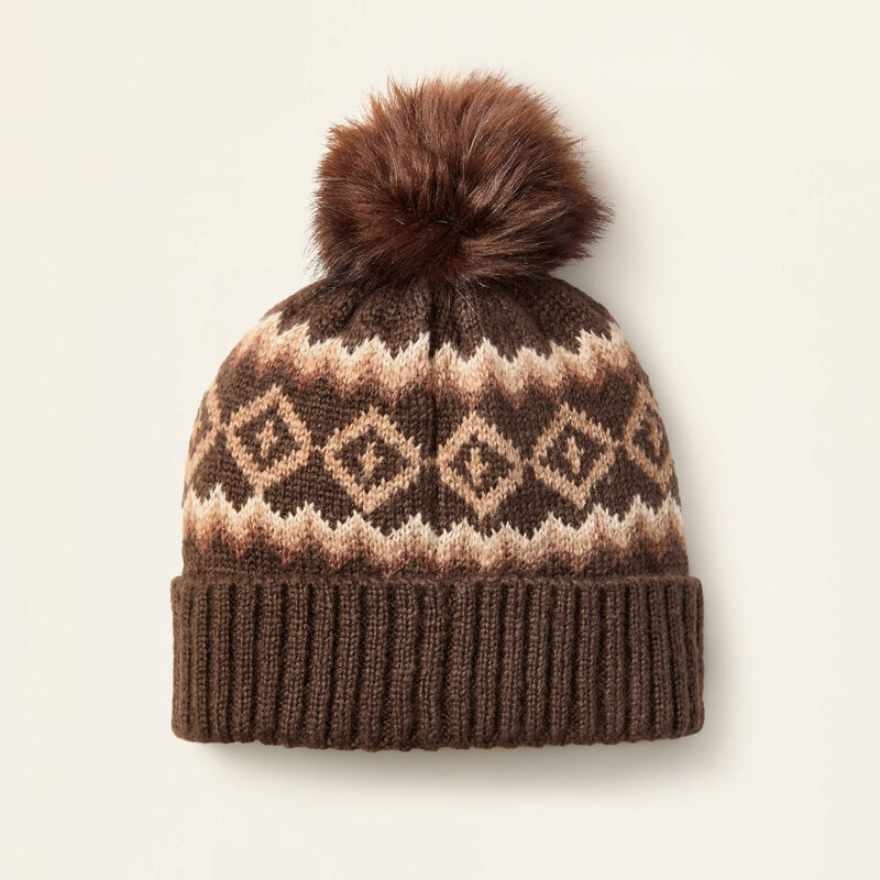 Ariat Womens Bristol Beanie Chocolate Brown