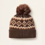 Ariat Womens Bristol Beanie Chocolate Brown