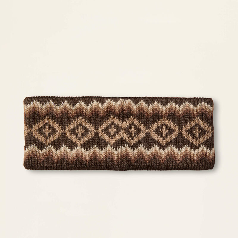 Ariat Womens Bristol Headband Chocolate Brown