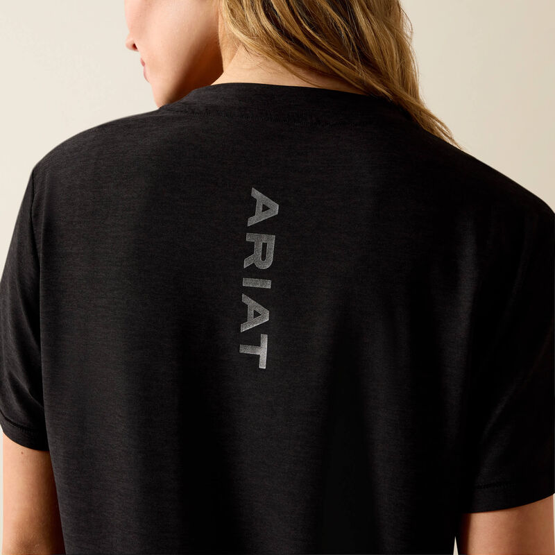 Ariat Womens Laguna Logo SS T-Shirt Black