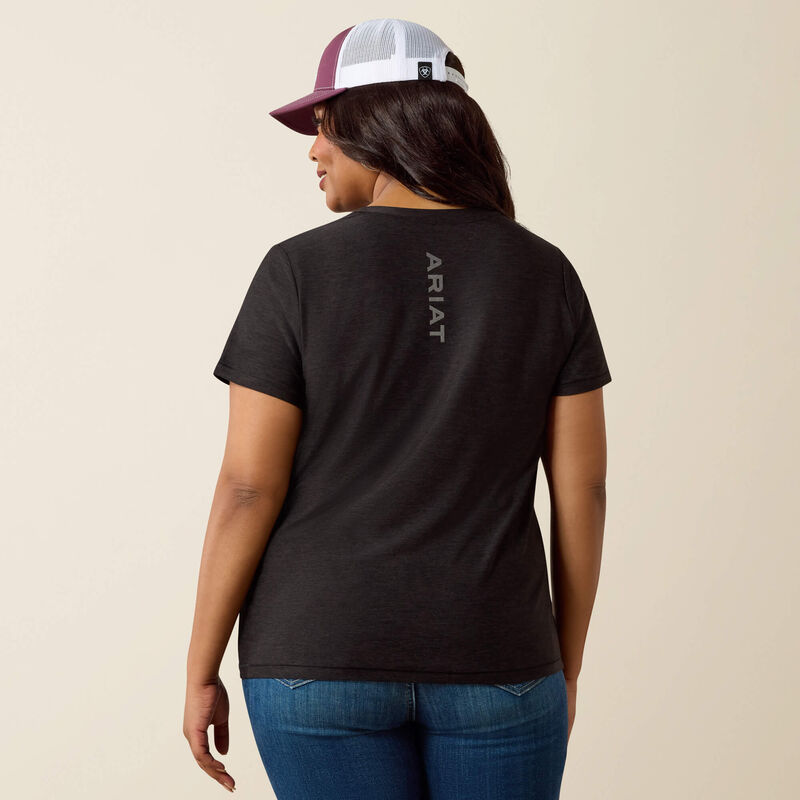 Ariat Womens Laguna Logo SS T-Shirt Black
