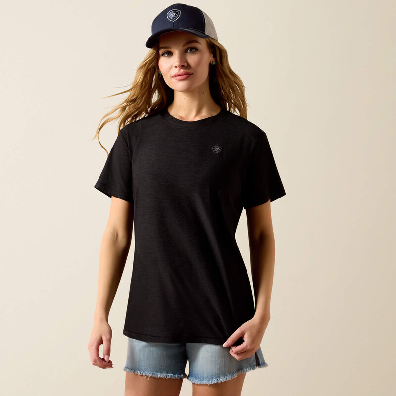 Ariat Womens Laguna Logo SS T-Shirt Black