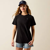 Ariat Womens Laguna Logo SS T-Shirt Black
