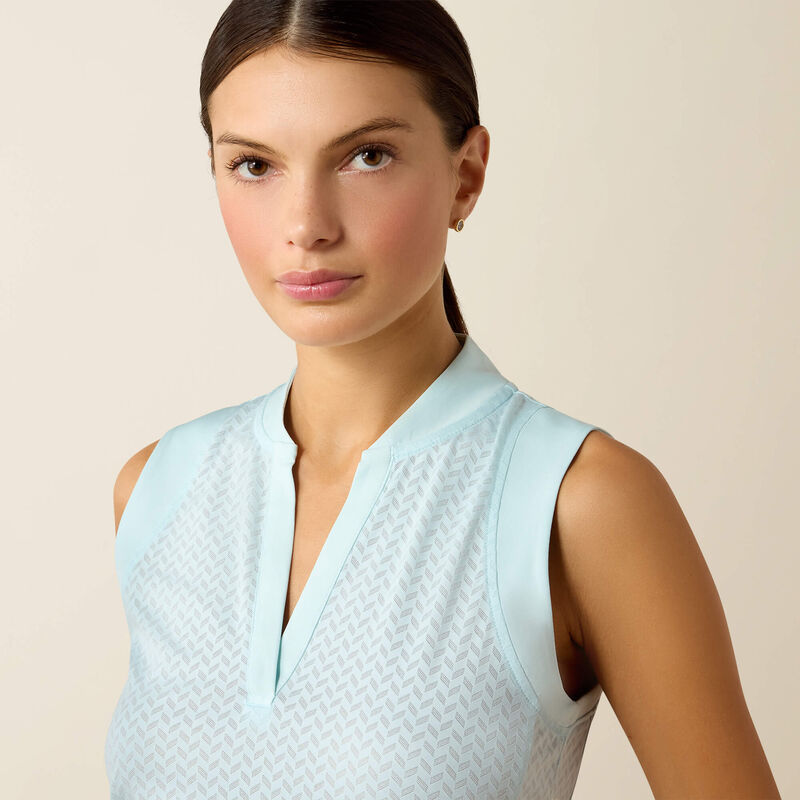 Ariat Womens Mesa Sleeveless Baselayer Starlight Blue