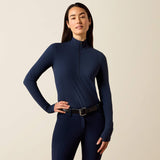 Ariat Womens Solveil 1/2 Zip LS Baselayer Navy Eclipse