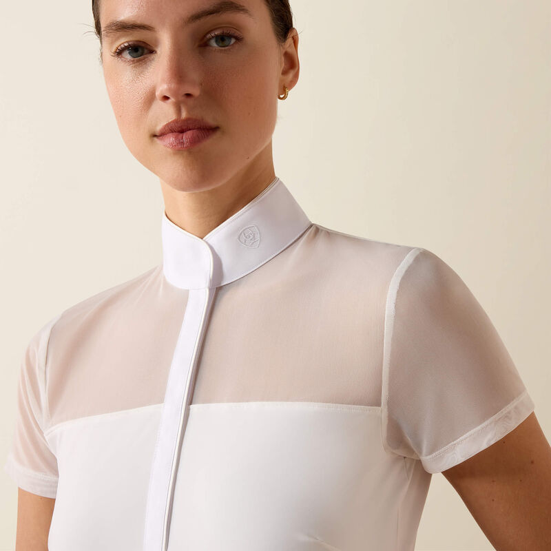 Ariat Womens Allure SS Show Shirt White