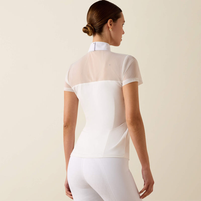 Ariat Womens Allure SS Show Shirt White