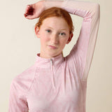 Ariat Youth Sunstopper 3.0 LS Baselayer Sepia Horse Park Print