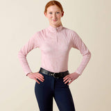 Ariat Youth Sunstopper 3.0 LS Baselayer Sepia Horse Park Print