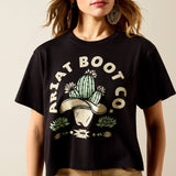 Ariat Womens Ariat Cacti Cowboy Hat SS T-Shirt Black