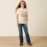 Ariat Girls Ariat Cowgirl Vibes SS T-Shirt Natural