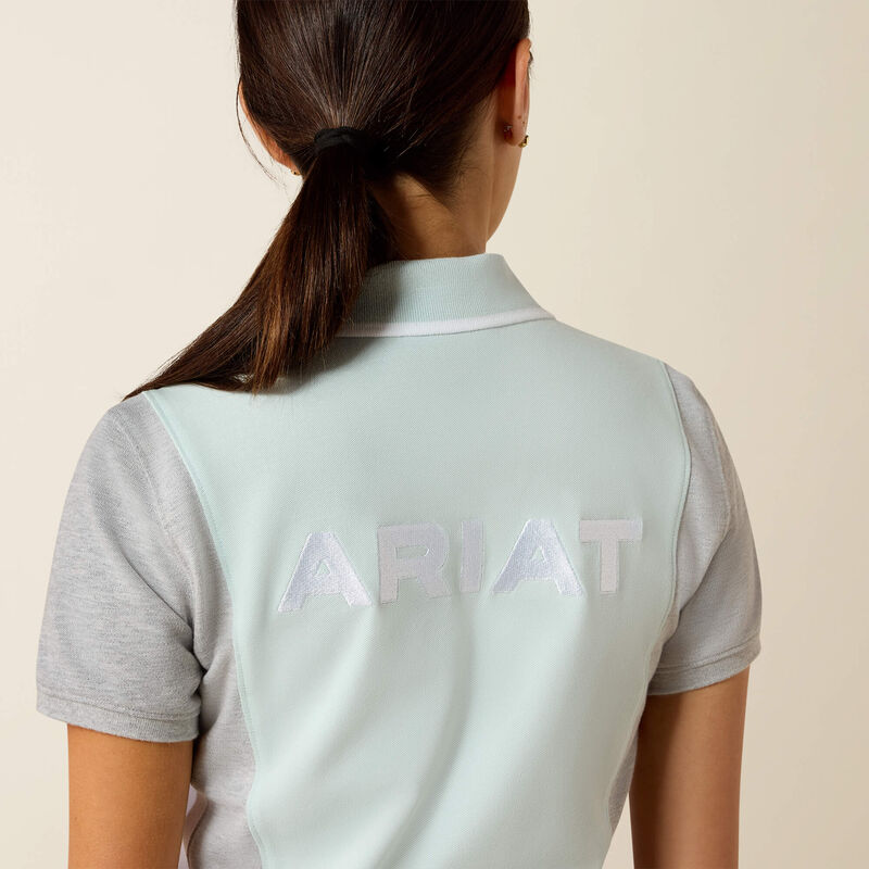 Ariat Womens Taryn SS Polo Starlight / Heather Grey