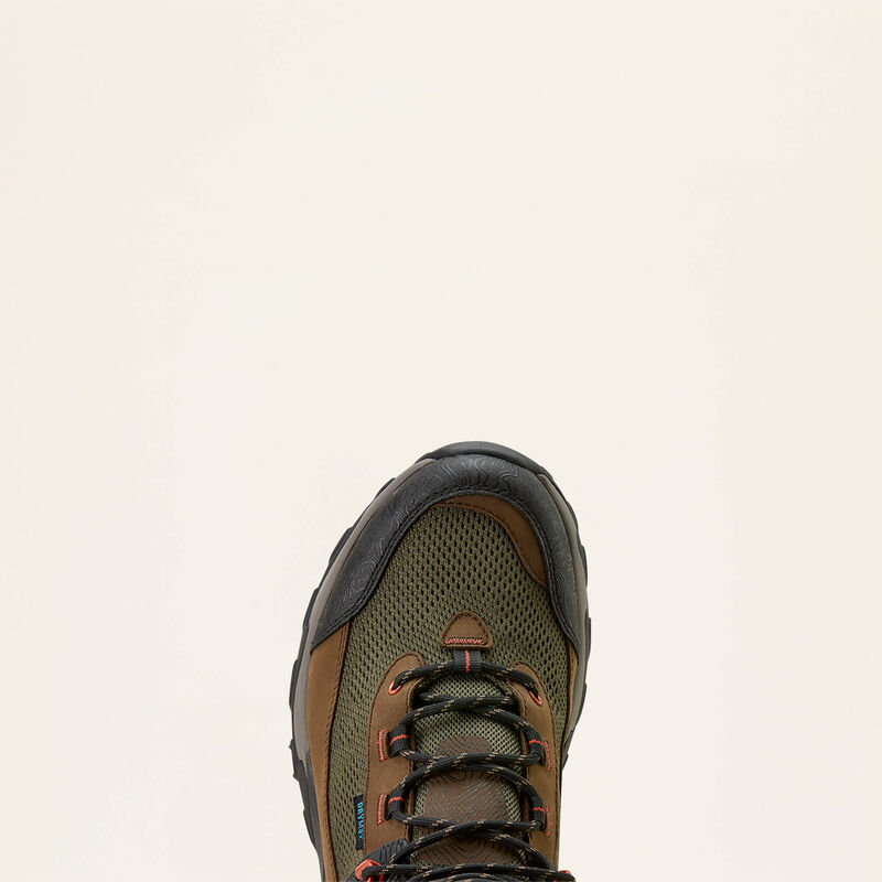 Ariat Mens Traverse Mid H20 Brown Bark / Evergreen