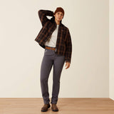 Ariat Womens Rebar Flannel Insulated Shirt Jacket Rain Drum