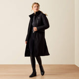Ariat Womens Long Rider H2O Coat Black