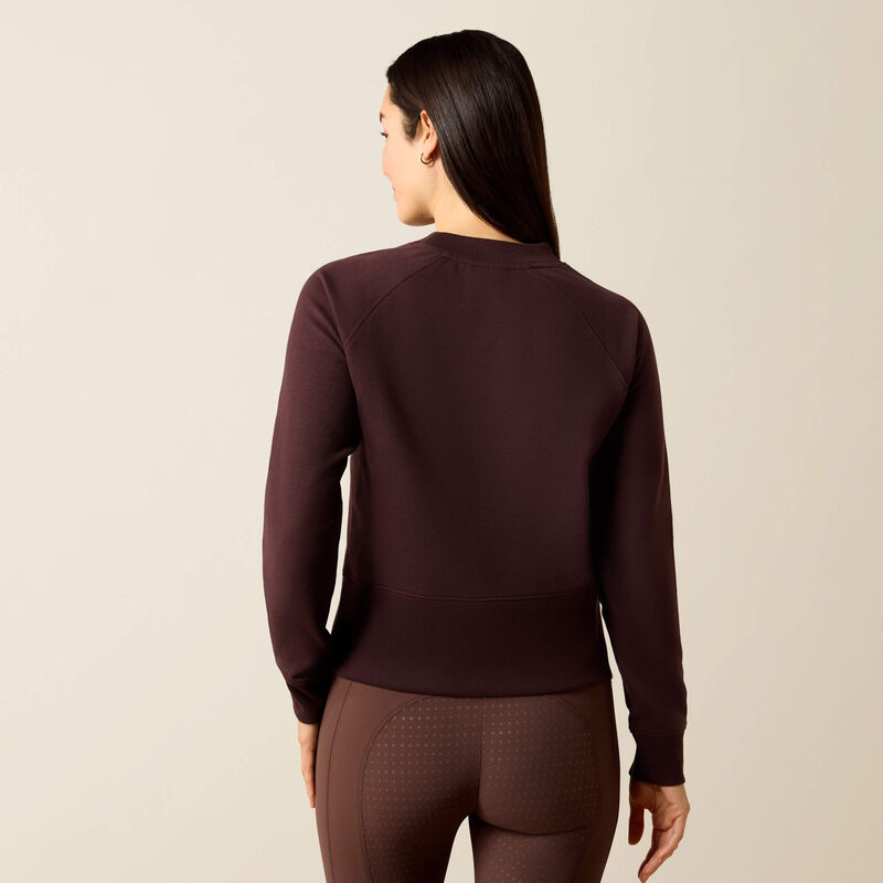 Ariat Martine Sweatshirt Chocolate Plum