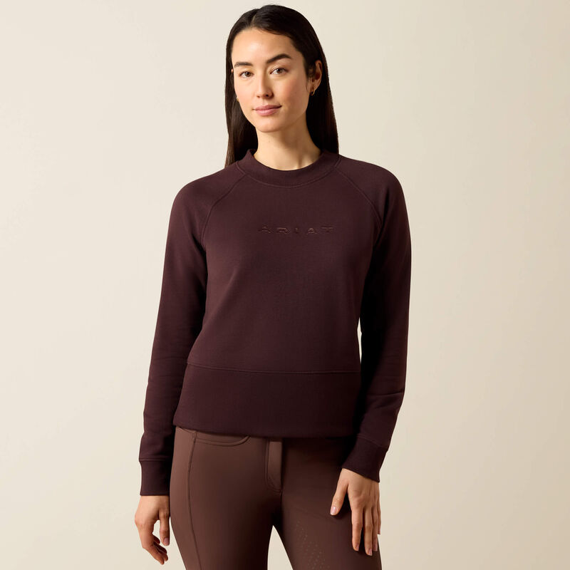 Ariat Martine Sweatshirt Chocolate Plum