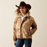 Ariat Womens Sherpa Blocked Jacket Wildhorse