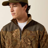 Ariat Mens Basis Fleece Pullover Savannah Tan Camo