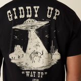 Ariat Mens Cowboy Way Up SS T-Shirt Black