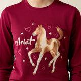 Ariat Youth Painted Dream LS T-Shirt Beet Red