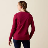 Ariat Youth Painted Dream LS T-Shirt Beet Red
