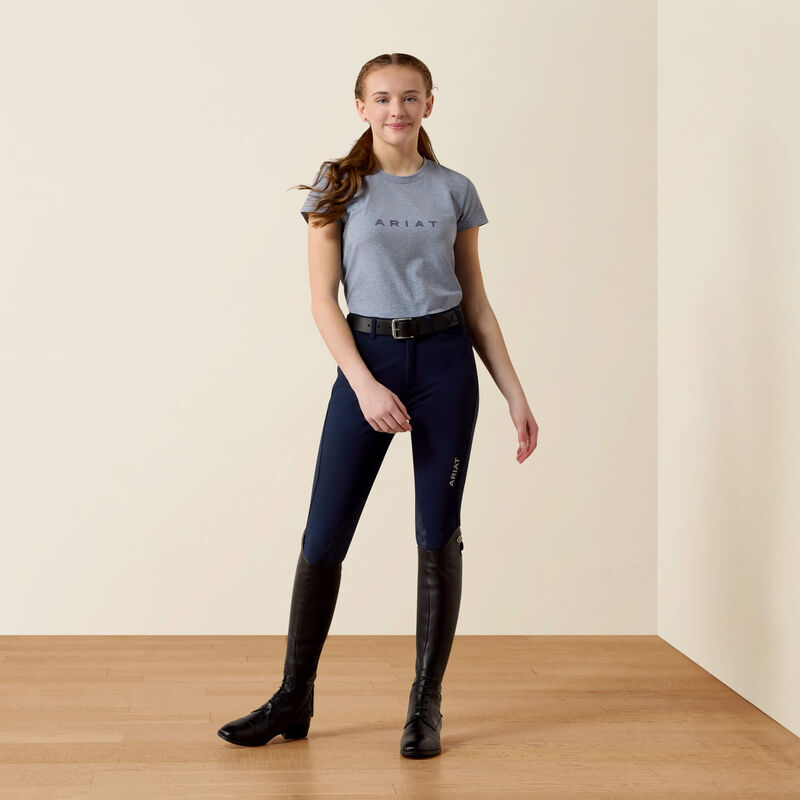 Ariat Youth The Logo SS T-Shirt Blue Grey Heather