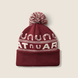 Ariat Womens Apres Ski Beanie Burgundy