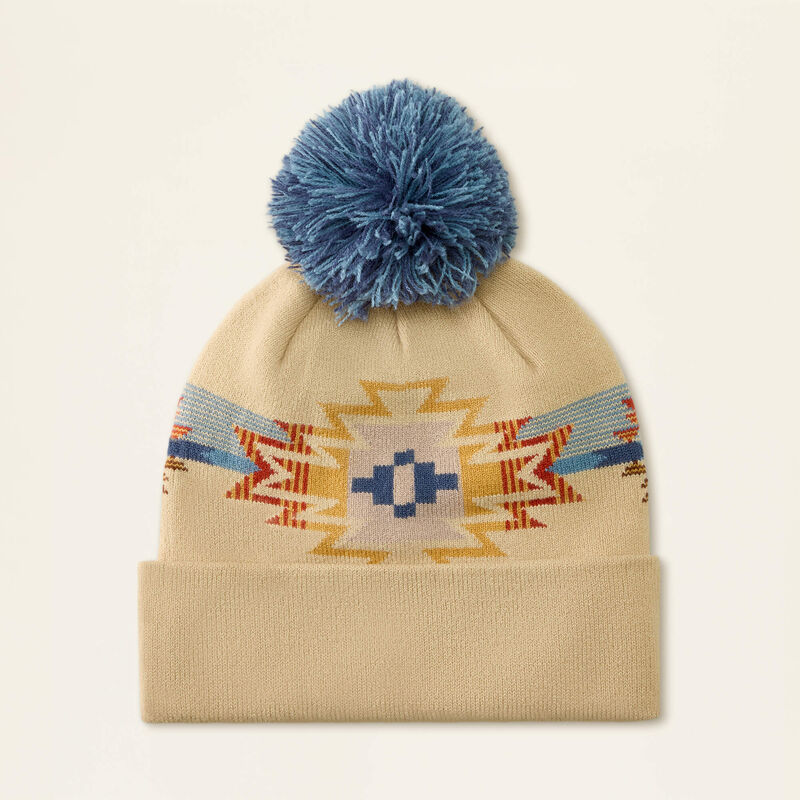 Ariat Womens Serape Beanie Natural Serape