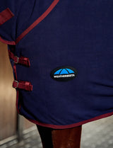 Weatherbeeta Anti-Static Fleece Cooler Combo Neck Dark Navy / Burgundy