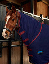 Weatherbeeta Anti-Static Fleece Cooler Combo Neck Dark Navy / Burgundy