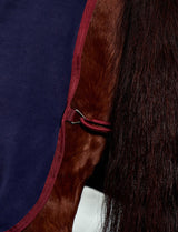 Weatherbeeta Anti-Static Fleece Cooler Combo Neck Dark Navy / Burgundy