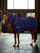 Weatherbeeta Anti-Static Fleece Cooler Combo Neck Dark Navy / Burgundy
