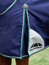 Weatherbeeta Comfitec Plus Dynamic Turnout Detach-A-Neck 100g Forest Green / Navy