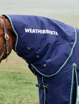 Weatherbeeta Comfitec Plus Dynamic Turnout Detach-A-Neck 100g Forest Green / Navy