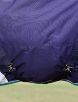 Weatherbeeta Comfitec Plus Dynamic Turnout Detach-A-Neck 100g Forest Green / Navy