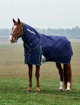 Weatherbeeta Comfitec Plus Dynamic Turnout Detach-A-Neck 100g Forest Green / Navy